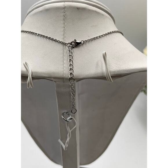 Stauer Designer Signed Sterling Silver Teardeop CZ Tennis Lariat Fancy Necklace - Picture 8 of 8